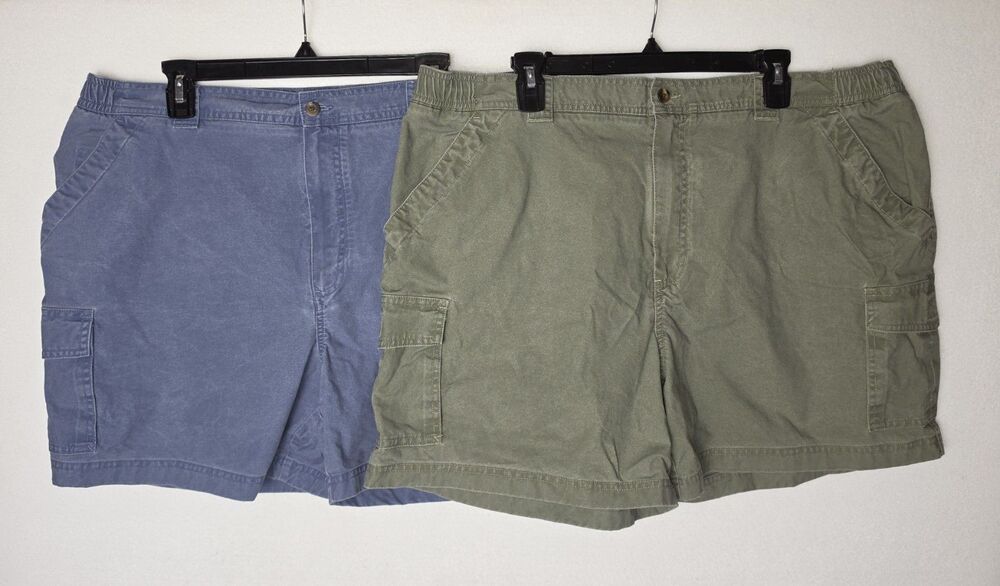L.L. Bean Shorts Tropic Weight Cargo Hiking Outdoor Cotton Mens Size 42